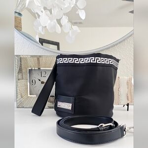 NWOT Verace Parfum Black Bucket Mini Crossbody